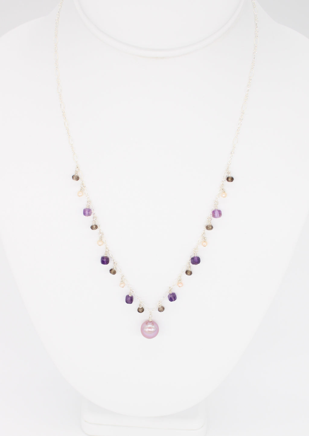 Heirloom Pearl & Quartz Necklace