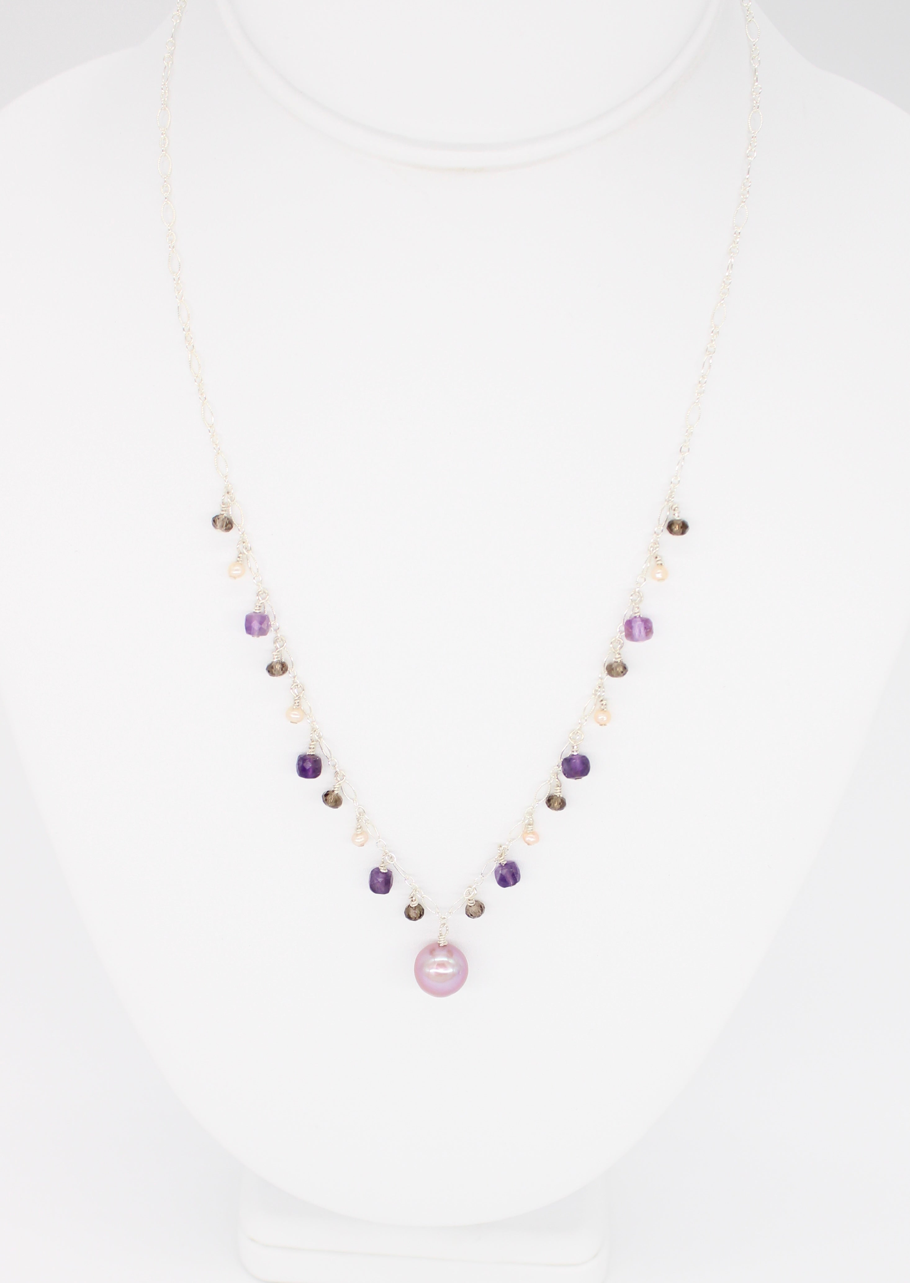Heirloom Pearl & Quartz Necklace